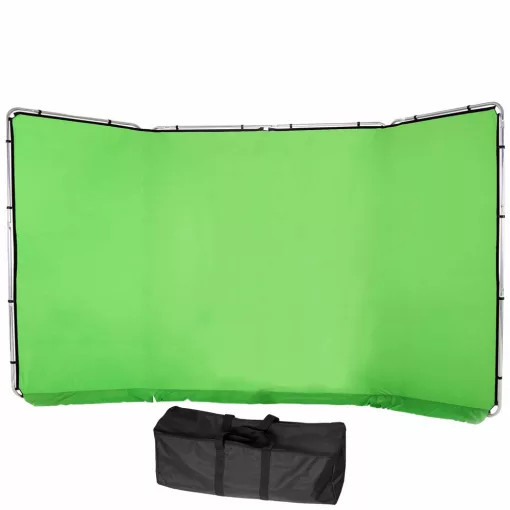 Mikrosat  Panoramic Background 13′ Chroma Key Green - 2,4m x 4m (BD2010)