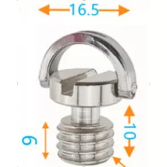 Mikrosat camera plate screw 3/8“ (CS-038)