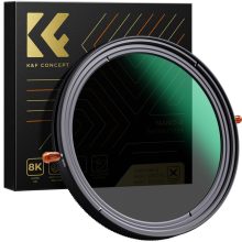 K&F Concept NANO-X, CPL+VARIO ND2-32 szűrő, w/o black cross, HD, vízlep, karcálló, törlőkendő, 43mm (KF-01-2049V1)