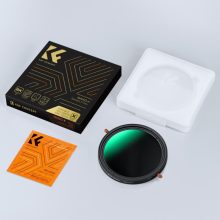 K&F Concept NANO-X, CPL+VARIO ND2-32 szűrő, w/o black cross, HD, vízlep, karcálló, törlőkendő, 43mm (KF-01-2049V1)