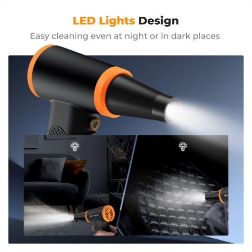 K&F Concept 12in1 beépített akkumulátoros porfújó, 150000RPM (KF-08-050)