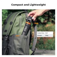 K&F Concept MS-24 állvány, 175cm, selfie bot, Gopro adapter, telefon adapter, bluetooth kioldó (KF-09-143)