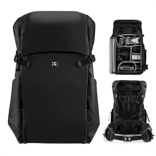 K&F Concept 30L Star Wander 02, fotós hátizsák, fekete (KF-13-206V1)