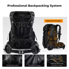 K&F Concept 30L Star Wander 02, fotós hátizsák, fekete (KF-13-206V1)