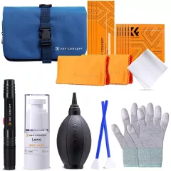   K&F Concept 23 az 1-ben lencse- és szenzortisztító szett + 15 ml tisztító folyadék (KF-1868)