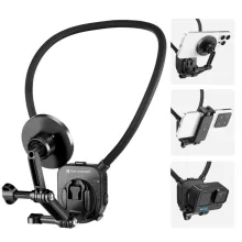 K&F Concept nyakba akasztható akció kamera tartó, Magsafe, Gopro és DJI Pocket 3 adapter (KF-2288)