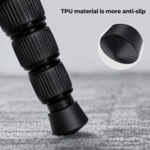 K&F Concept univerzális csúszásgátló gumis állványláb tüske, 1/4"-os menet, 3 darabos szett (KF-31-050)