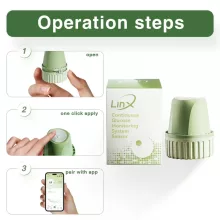 LinX Diabétesz gyorsteszt önellenőrzésre - vércukormérő CGM szenzor (LX-331032)