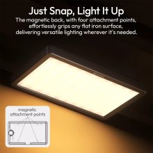 Ulanzi K6500 Led lámpa, 10W, 8000mAh, 2900K-6500K, Bluetooth-vezérlés, mágneses (UL-L149)