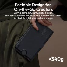 Ulanzi K6500 Led lámpa, 10W, 8000mAh, 2900K-6500K, Bluetooth-vezérlés, mágneses (UL-L149)