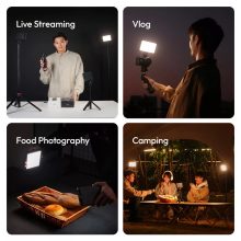 Ulanzi K6500 Led lámpa, 10W, 8000mAh, 2900K-6500K, Bluetooth-vezérlés, mágneses (UL-L149)