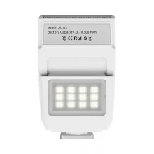 Ulanzi SL03 Spark Lite mini vaku és Led, dönthető, GN8, középpontos érintkező, fehér (UL-L199)
