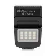 Ulanzi SL03 Spark Lite mini vaku és Led, dönthető, GN8, középpontos érintkező, fekete (UL-L200)