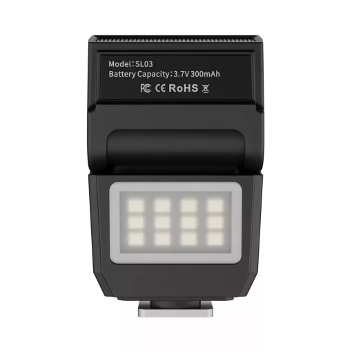 Ulanzi SL03 Spark Lite mini vaku és Led, dönthető, GN8, középpontos érintkező, fekete (UL-L200)