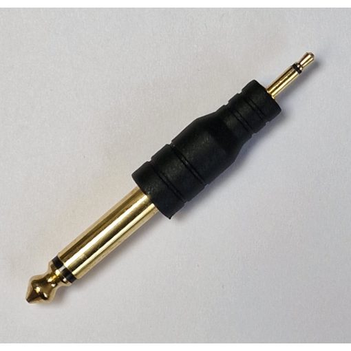 Jack dugó adapter, apa-apa, 2,5mm --> 6,3mm